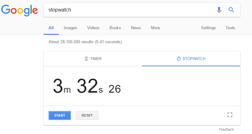 stopwatch screen capture